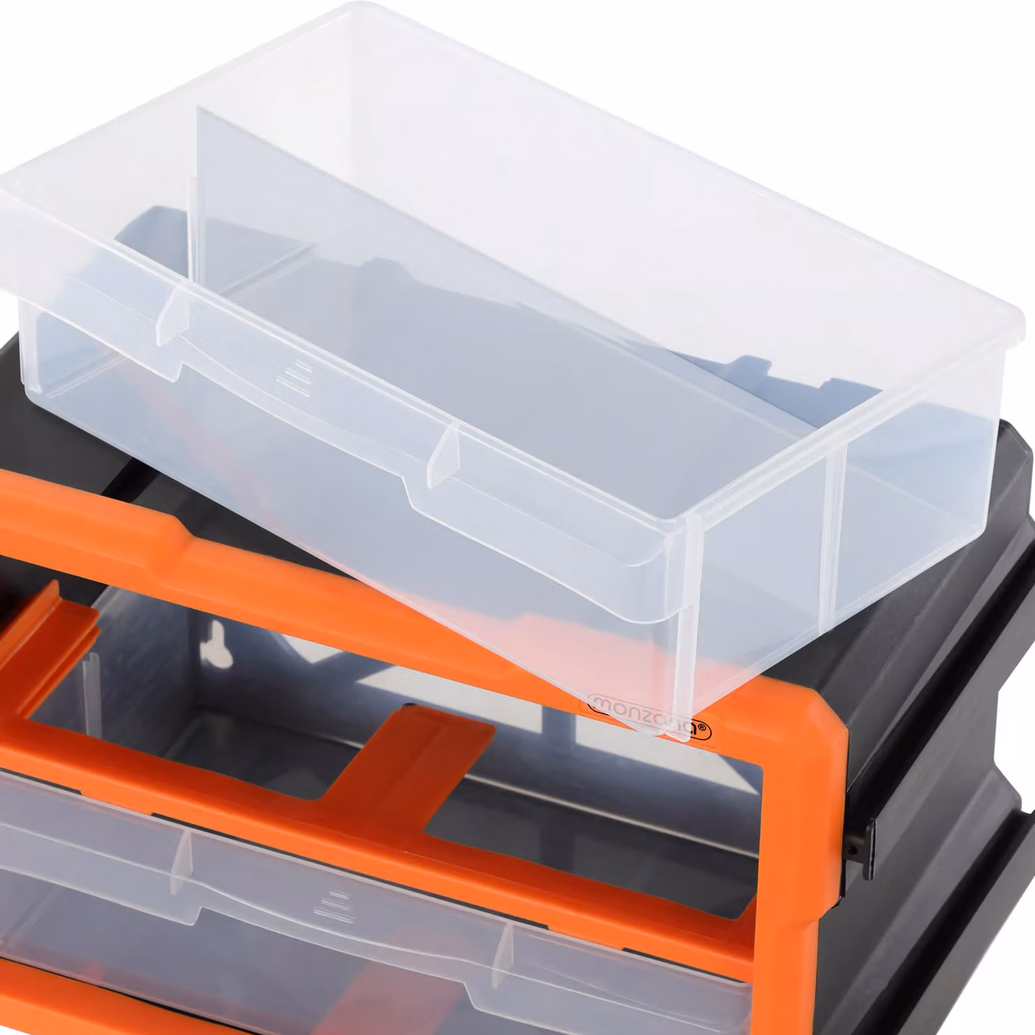 Organizzatore portaminuterie Monzana in plastica multicolore con 4 scomparti L: 29,5 cm, P: 19,5 cm, H: 16 cm – 2