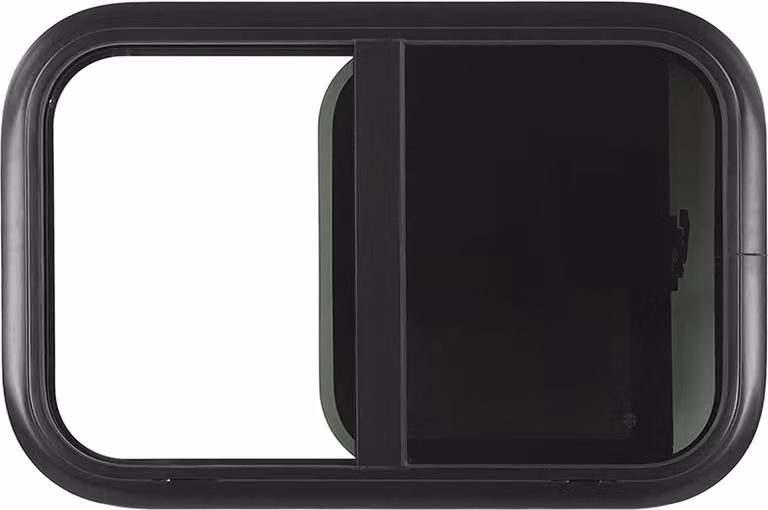 Finestra scorrevole RV L700 H350 mm Protezione anti-insetti resistente ai raggi UV per rimorchi per cavalli da trasporto a forma di goccia Marinecamper 33-38 mm/1,3-1,5 pollici di spessore della parete