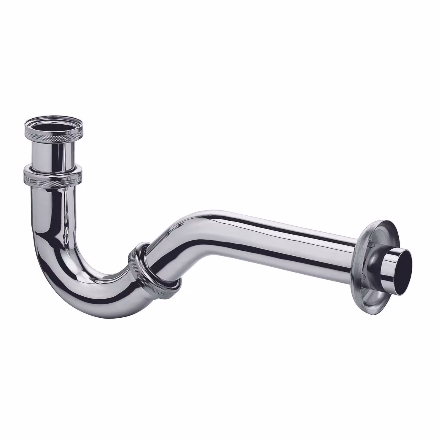 Sifone per bidet Kludi DN32 cromato con rosetta, 1 pz.