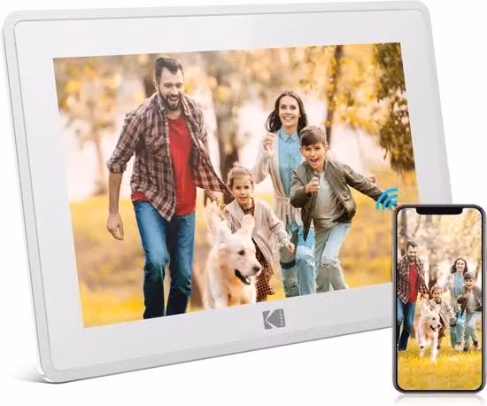 Fotolijst digitale 10 pollici con WiFi, touchscreen HD e 16 GB di archiviazione - Condividi foto e video facilmente