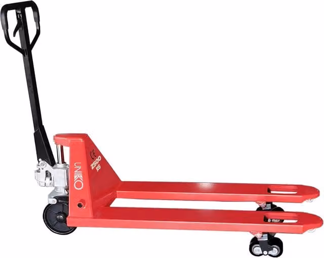 Transpallet idraulico UNIKO capacità 2500 kg nero e rosso