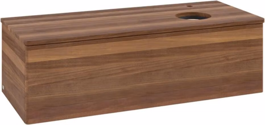V&B Mobiletto senza struttura frontale, con illuminazione Antao 120x36x50cm, HL, WBP w. wal, w. wal