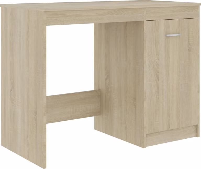 Scrivania Rovere Sonoma 100x50x76 cm in Legno Multistrato