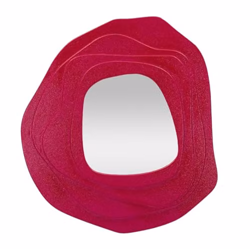 Mauro Ferretti Specchio da muro Dalia Fuxia cm 90X4X97