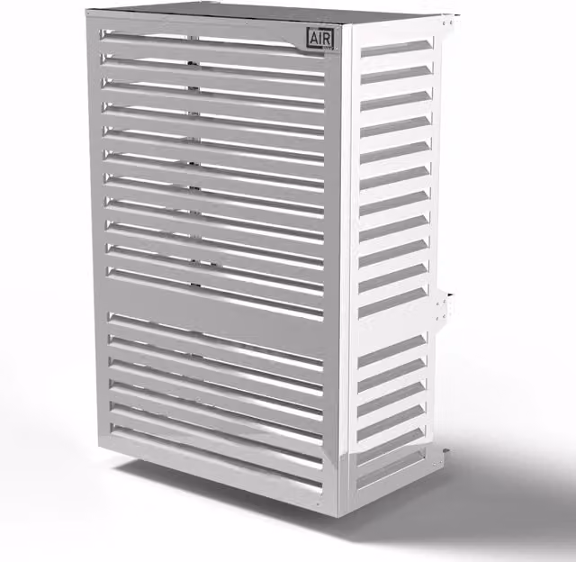 Copri Condizionatore 105x150x65 cm in Alluminio a Parete Big Blade VL Bianco