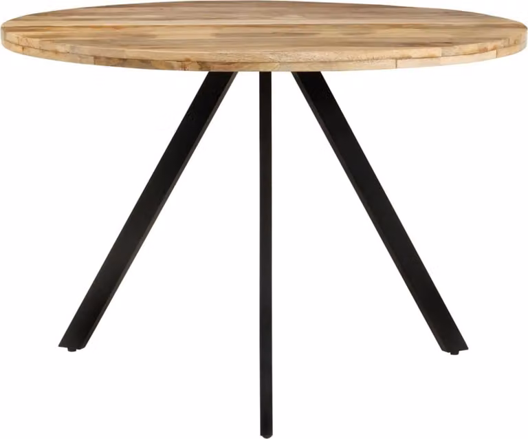 Tavolo da Pranzo 110x75 cm in Legno Massello di Mango