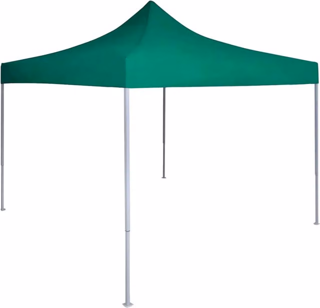 Tenda Party-Tenda da festa Verde 291 x 291 x 315 cm Tessuto Oxford 695036
