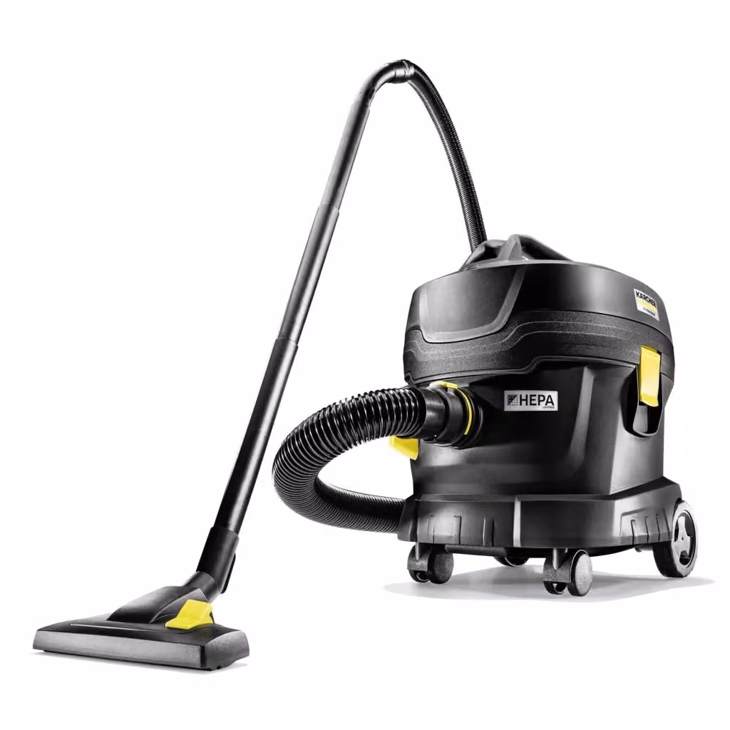 Aspirapolvere a cilindro con sacco Kärcher T 11/1 Classic HEPA, 850 W, 11 L, Nero e Giallo – 2