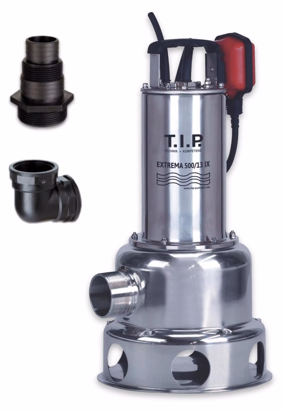 Pompa sommergibile per acque sporche, 1800 W, 30000 litri/ora, acciaio inossidabile