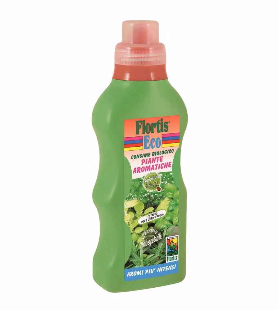 Flortis Concime Liquido per Piante Aromatiche - Biologico - 500g