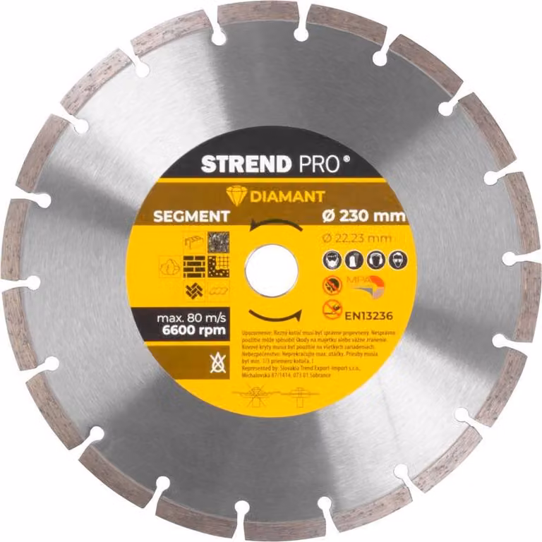 Disco Strend Pro 521A, 230 mm, diamantato, segmentato