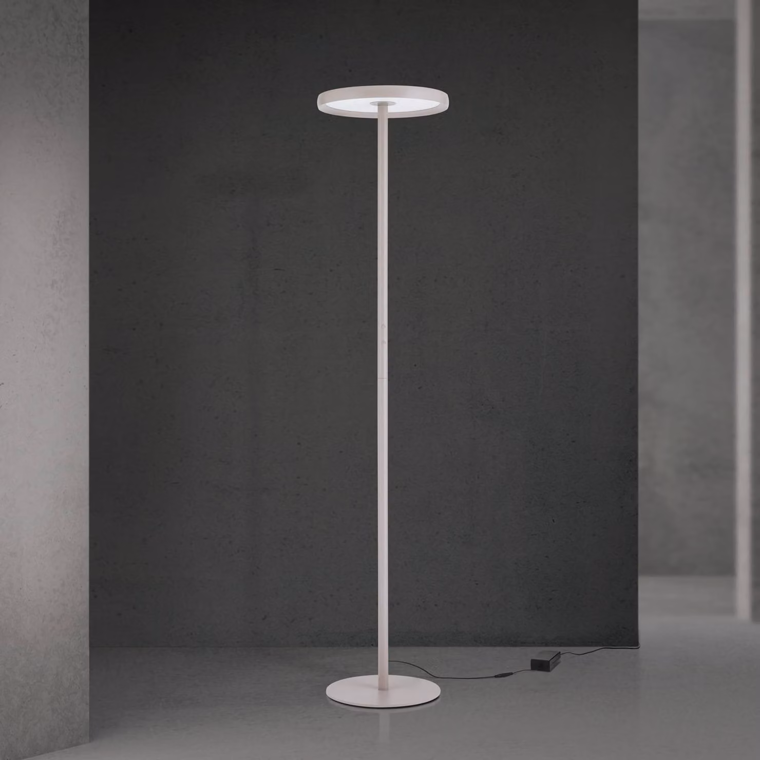 ORION Lampada da terra con luce lettura KANT, dimmerabile, Verde, Soggiorno / Sala da pranzo, Moderno, Lampada da terra