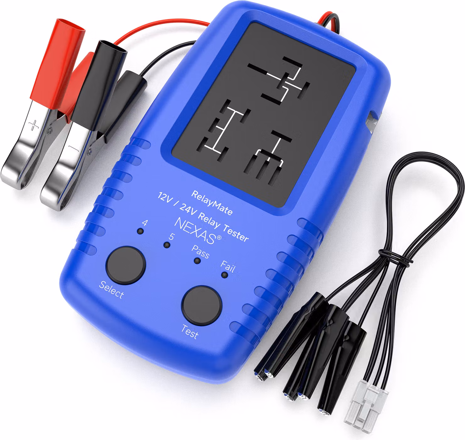 INF Tester relè NB360 12V 24V: Diagnostica efficiente