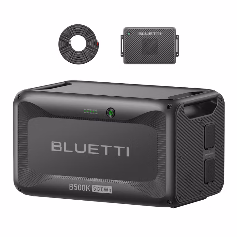Batteria BLUETTI B500K compatibile con il caricabatterie APEX300+, sistema di alimentazione a doppia energia per camper e viaggi lunghi