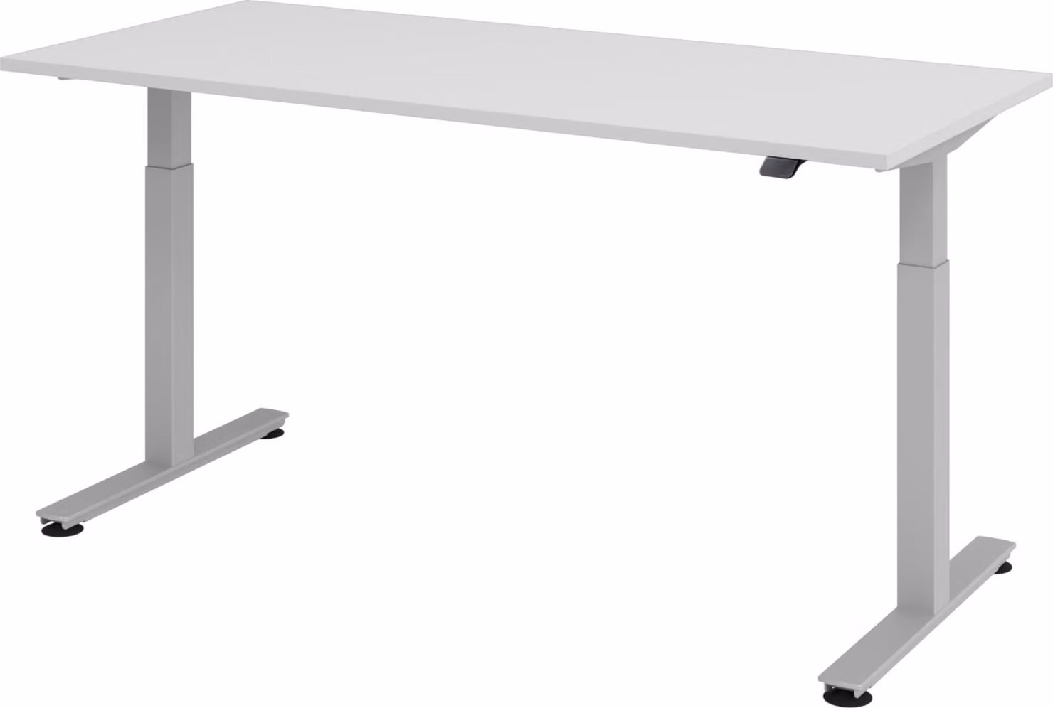 Scrivania elettrica bümö XMST - Struttura: argento, decorazione: grigio, dimensioni: 180 x 80 cm