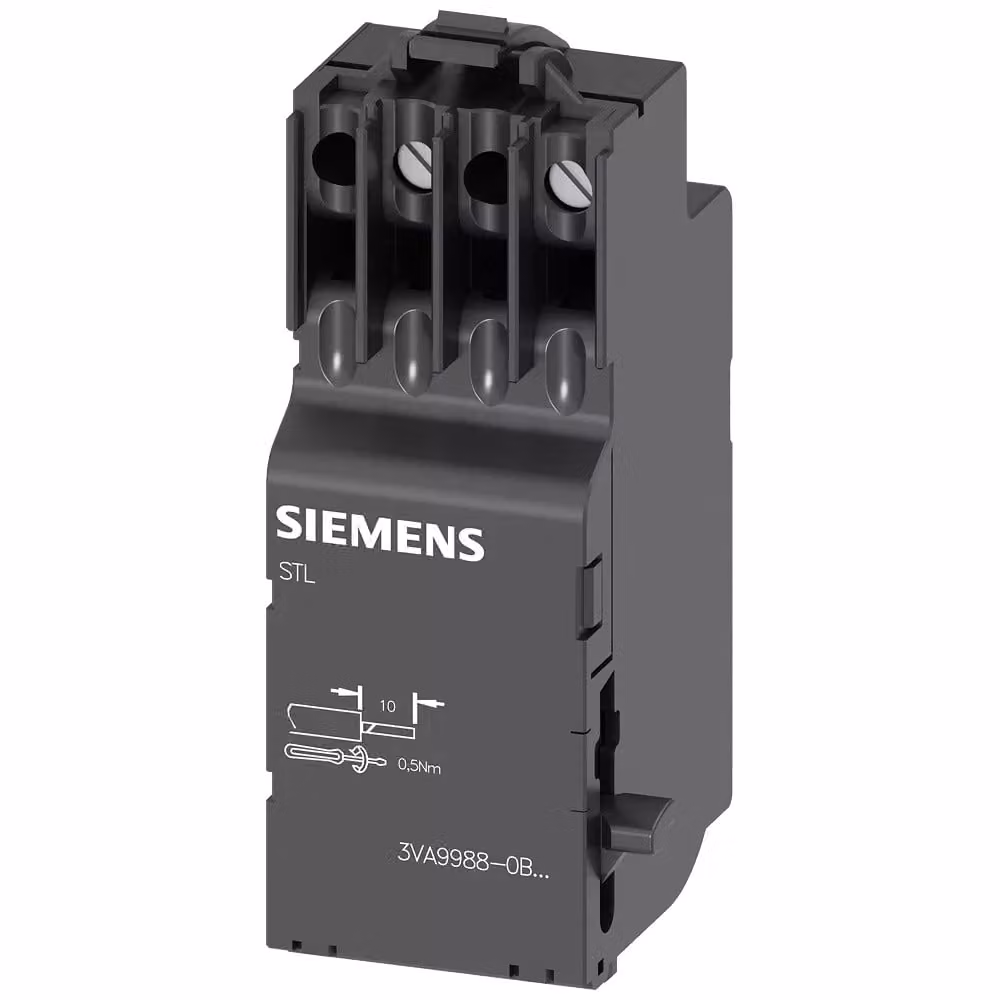 Siemens: relè di tensione sinistro per interblocco elettrico 24 V CC, accessorio 3VA99880BM10