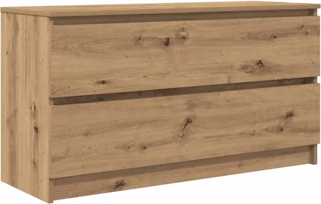 Mobile porta TV moderno HELLOSHOP26 con vano contenitore in rovere marrone L: 100 cm, P: 35 cm, H: 54 cm – 1