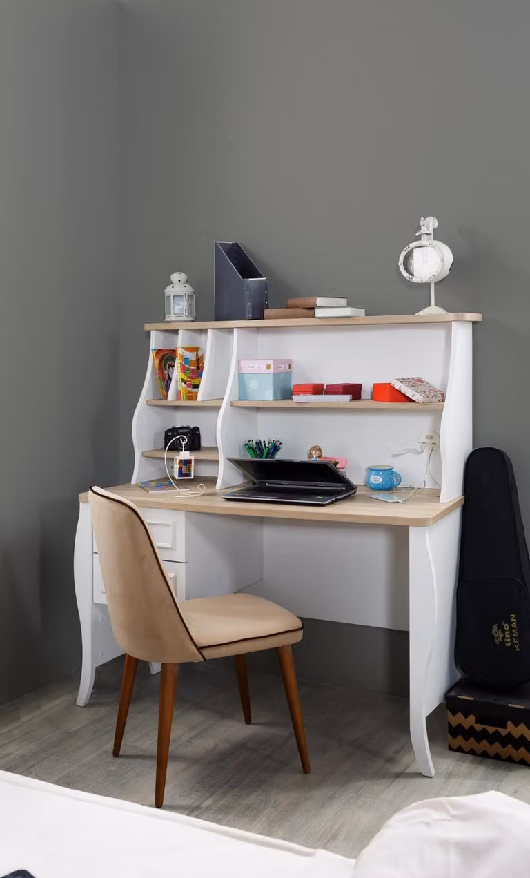 Luxus Schreibtisch Holz Möbel Design Tisch Einrichtung Designer Tische