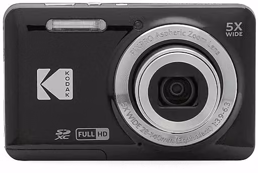 Fotocamera digitale compatta Kodak PixPro FZ55, 16,76 megapixel, Nero, con USB-C – 1