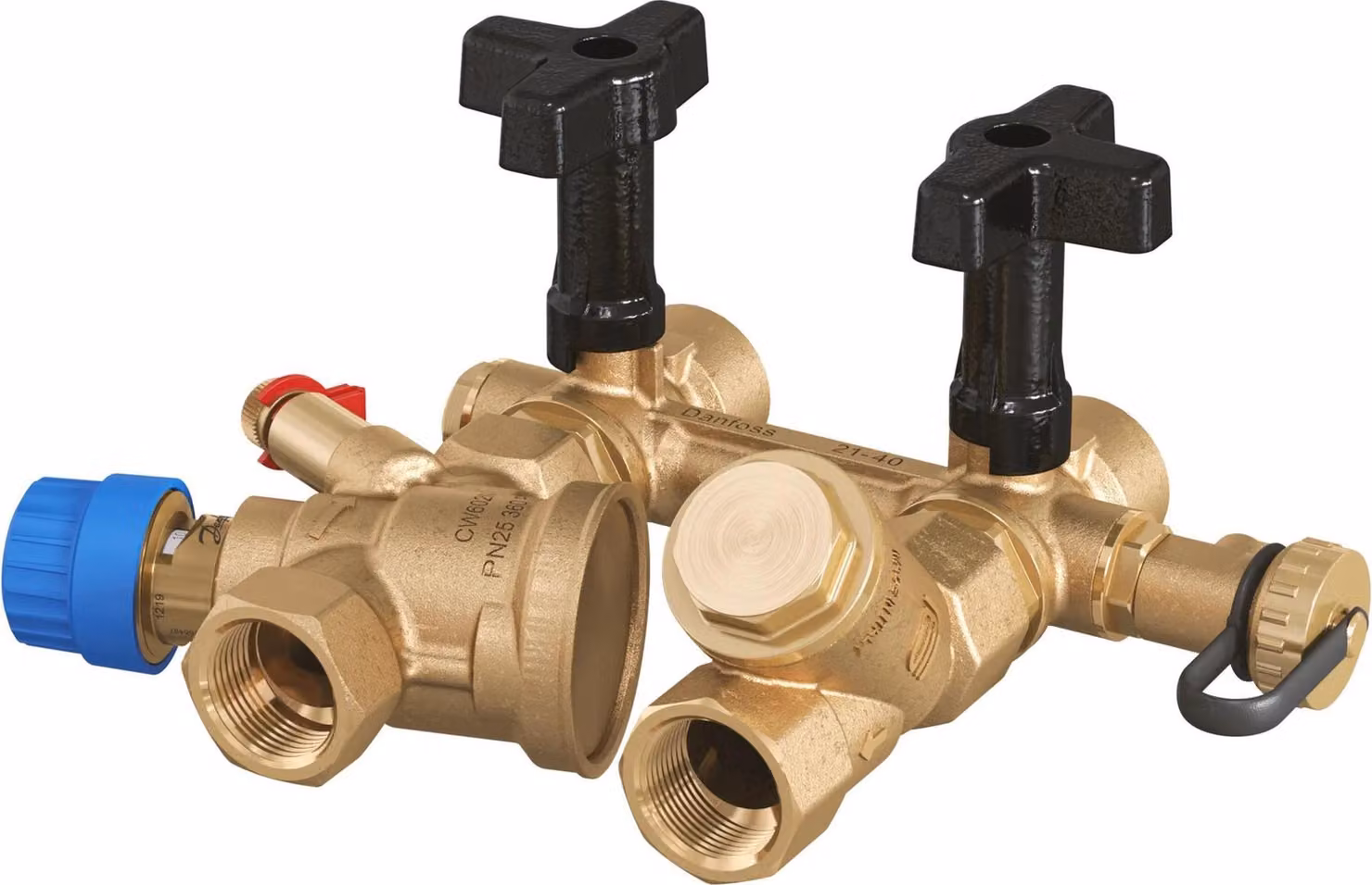 Danfoss AB-QM 4,0 Flexo 80 DN20 Set di raccordi DN20, 110-1100 l/h, 1 pz.