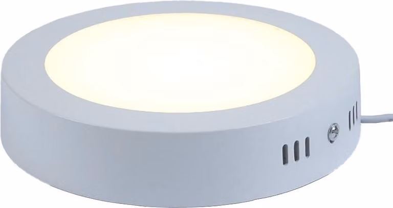 18 W 6000 K Luce di superficie a LED, ultrasottile, rotonda, per montaggio a soffitto, downlight per casa, ufficio, soggiorno, corridoio, scale