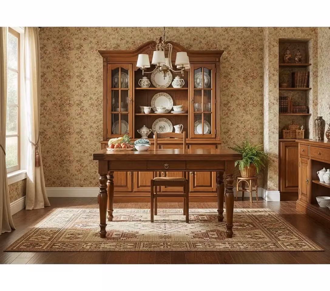 Tavolo allungabile rettangolare in legno marrone Mobili 2G L: 140 cm, P: 80 cm, H: 78 cm – 3