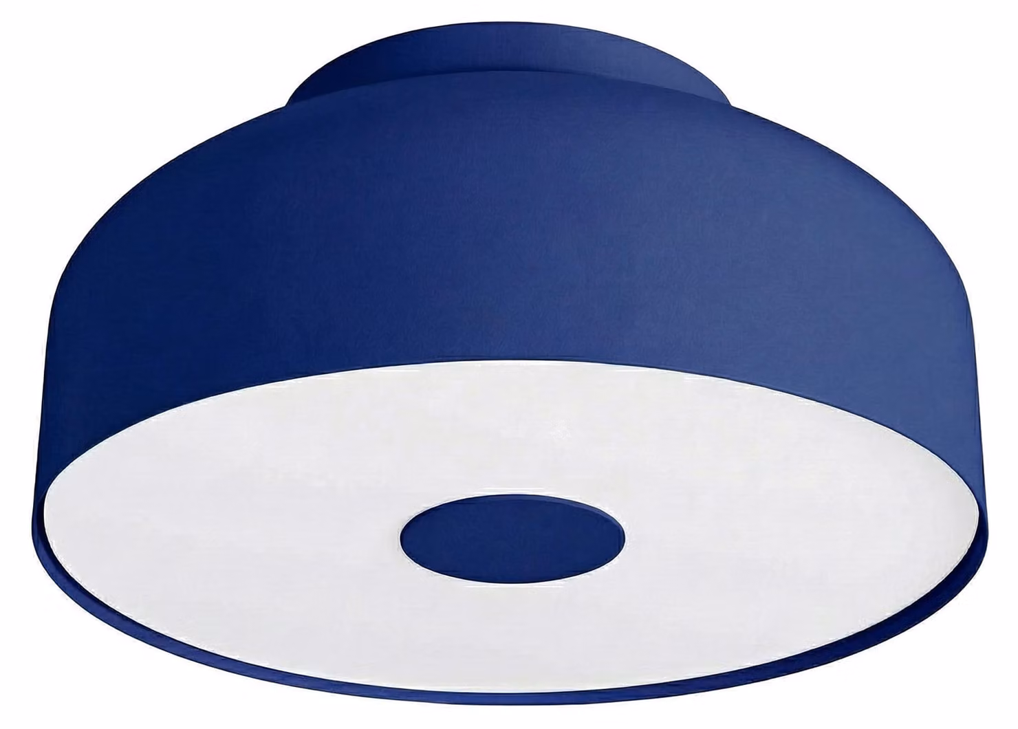 Plafoniera OMIQ blu oltremare 4xE27 15W acciaio/PVC 15x30x30 cm Sollux Lighting