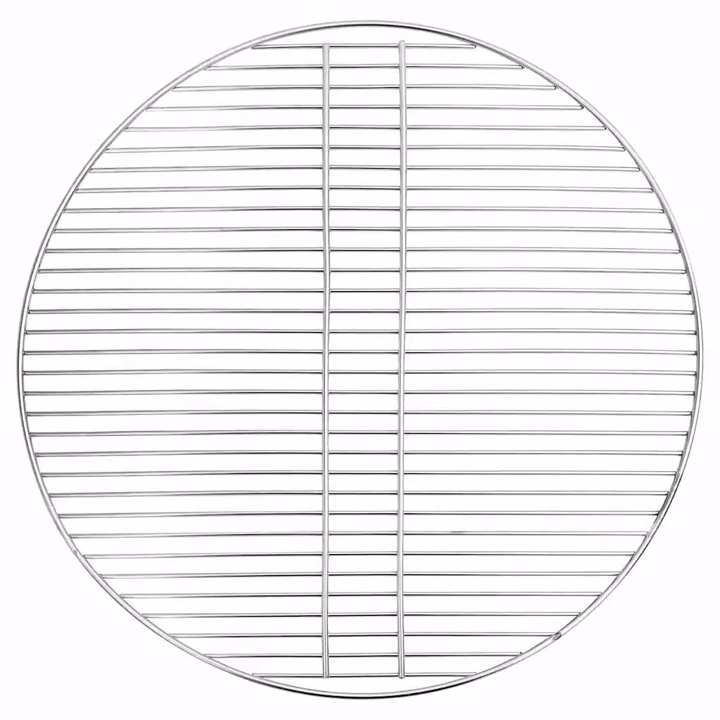 Griglia per barbecue vidaXL in acciaio inossidabile Argento L: 60 cm x P: 60 cm
