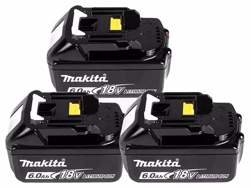 Batteria agli ioni di litio, 6000 mAh, compatibile con 18V, modello Makita 6AX3, 18V-c
