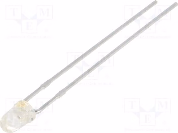 5 LED rossi L-934SRC-D, diodi LED a montaggio superficiale (SMD), 3 mm, angolo di emissione 50°, intensità luminosa 500-700 mcd, 3 mm