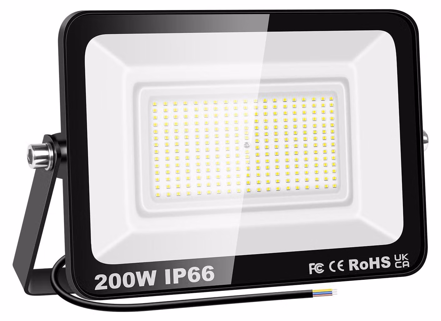 Lampada a LED da esterno, 200W, 20000 lumen, 6000K, grado di protezione IP66, impermeabile
