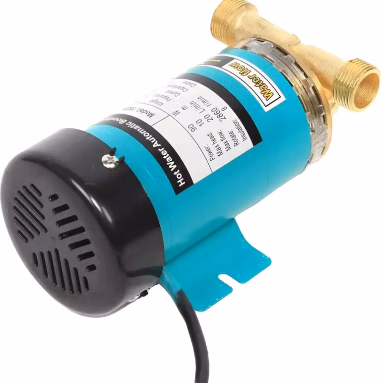 Pompa di circolazione, booster automatico, alta pressione, UE, 220 V, ciano