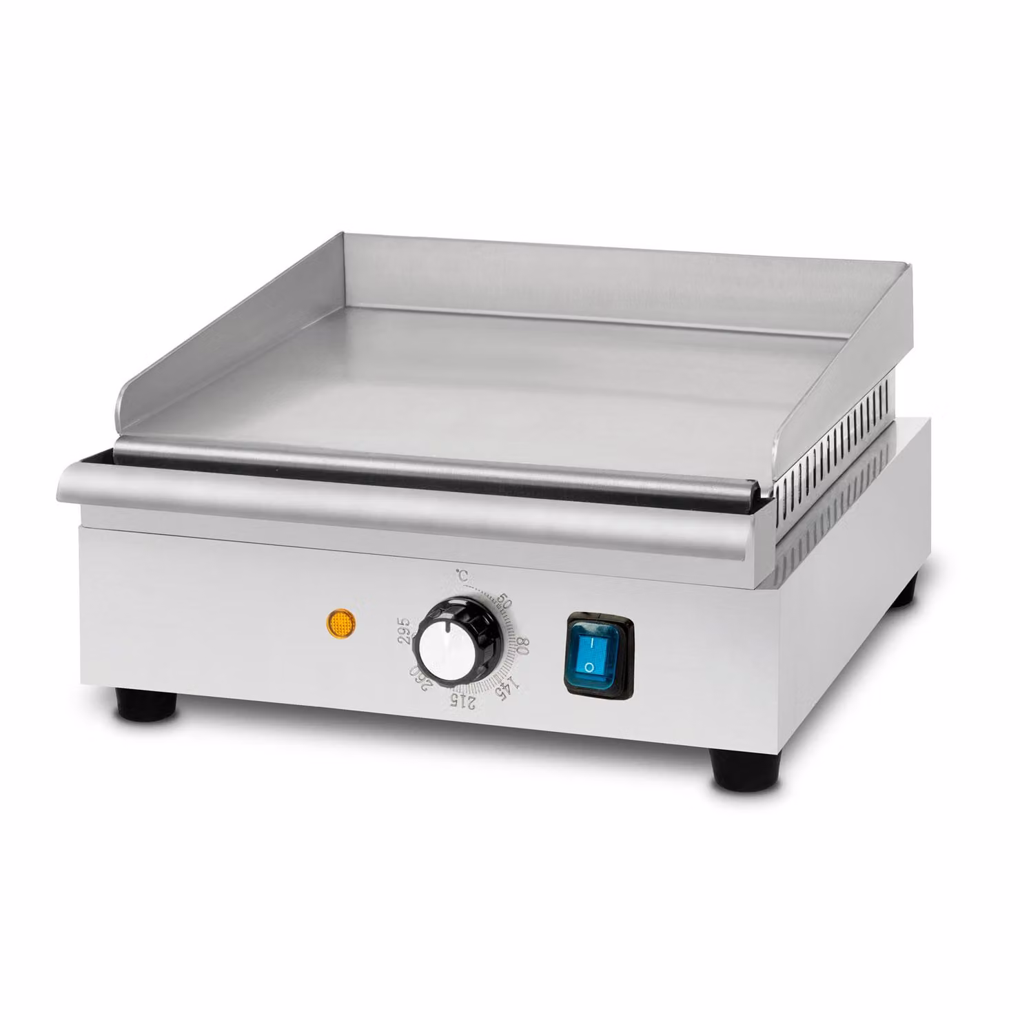 VERTES piastra piastra piastra plancha grill elettrico 1400W acciaio inox superficie grill liscia 32x26cm, termostato, temperatura 50-300°C