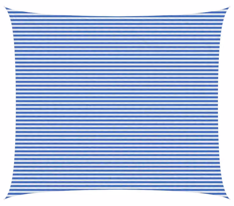 Telo Ombra Blu e Bianco 6 x 7 m HDPE