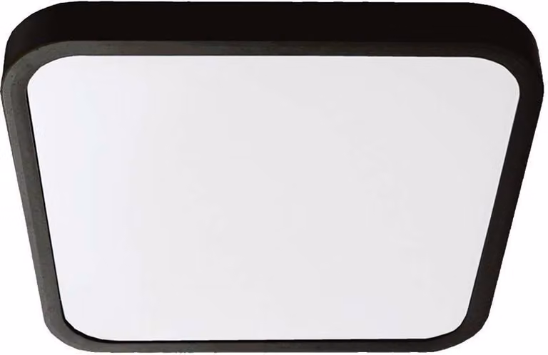 Plafond V-TAC 48W LED Quadrato 42x42cm a superficie IP44 Nero VT-8630B 6500K 5160lm