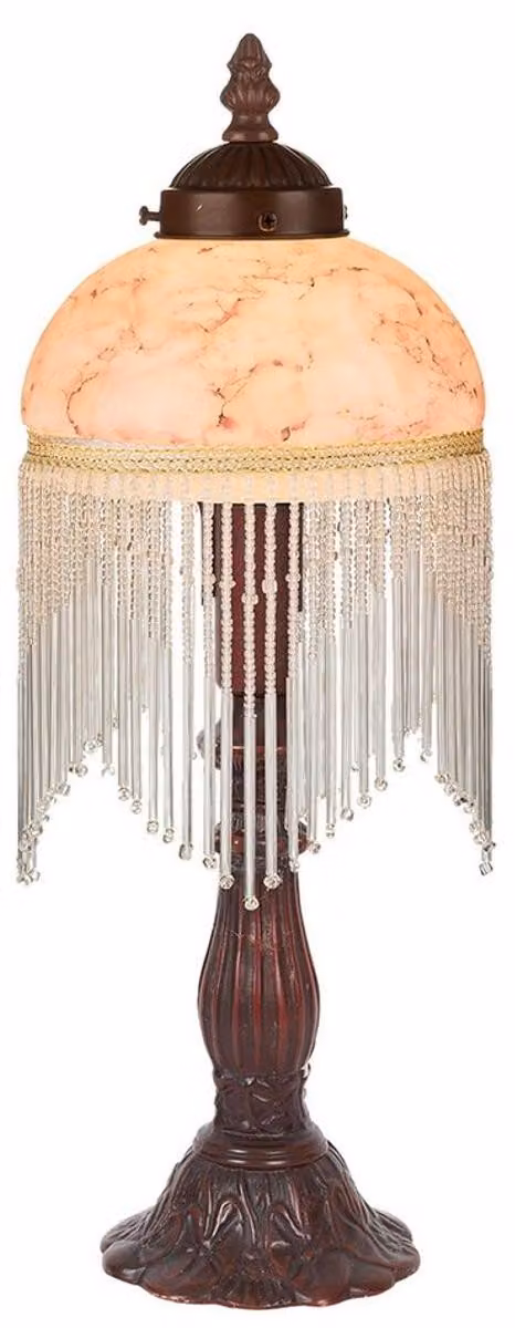 Casa Padrino Lampada da tavolo / sgabello in stile barocco Multicolore Ø 15 x H. 34 cm - Mobili barocchi e liberty