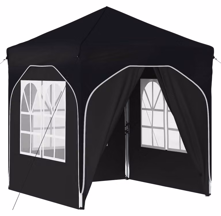 Tenda per feste a pop-up 192 x 192 x 245 cm Antracite