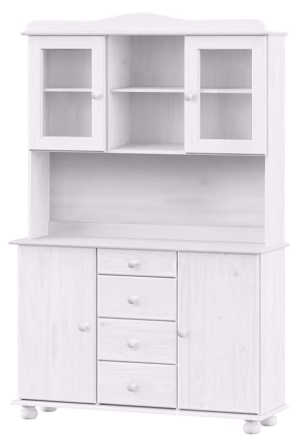 Set di credenze 8045 laccato bianco