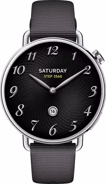 Xiaomi Watch S4 41mm con cinturino in fluororubber, colore nero – 2