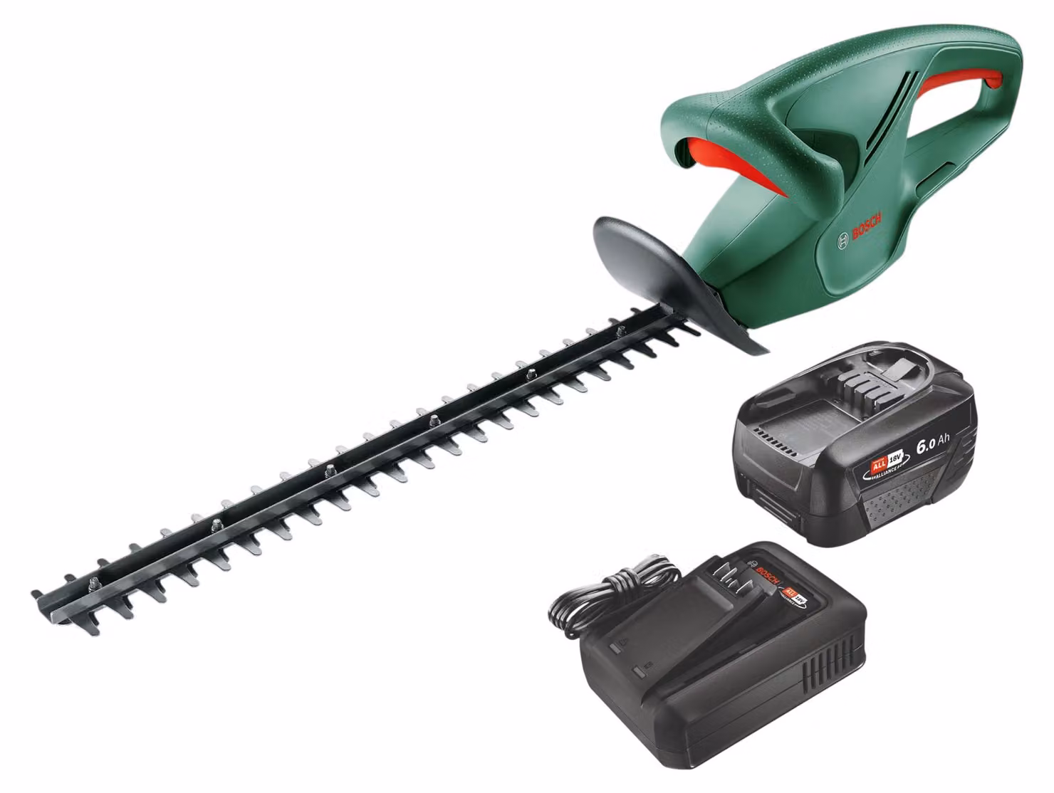 Bosch EasyHedgeCut 18V-44-11 Tagliasiepi a batteria 18 V 44 cm + 1x batteria 6,0 Ah + caricabatterie