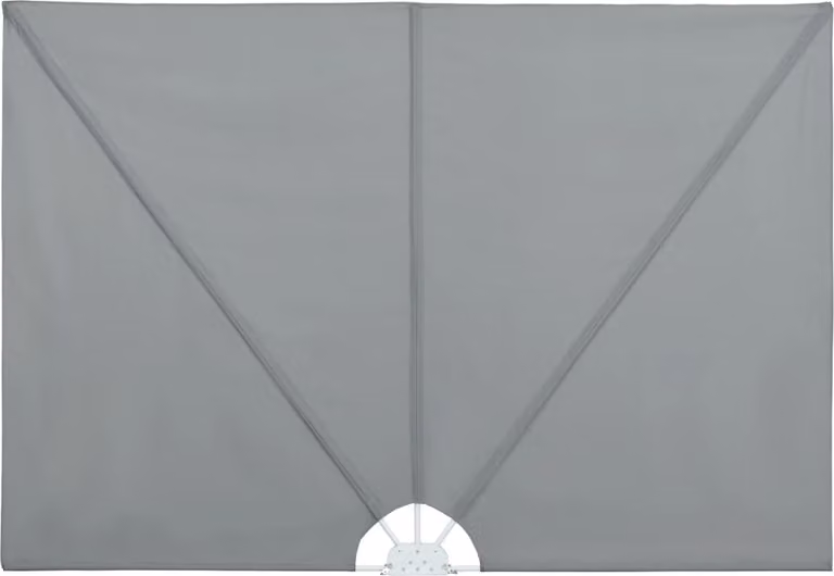 Tenda Laterale per Terrazza Pieghevole Grigio 300x200 cm