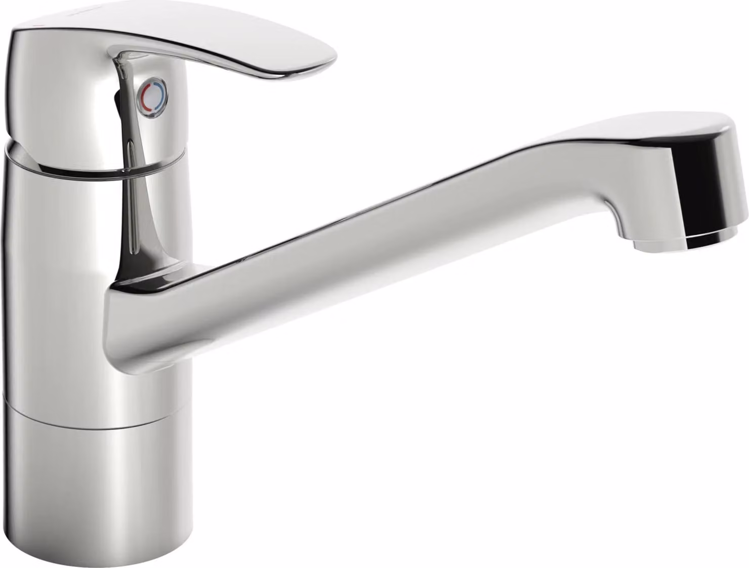 Miscelatore da cucina Hansa Hansapinto senza pressione, lunghezza 213 mm, DN15 cromato, 1 pezzo.