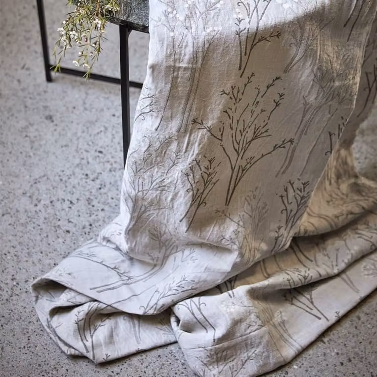 FIORI DI LINO Copriletto - Taglia: 2 piazze,Colore: FIORDIDILINO - TORTORA