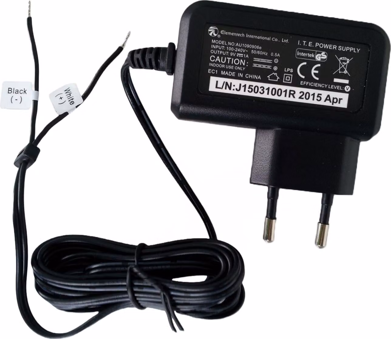 Lupus Electronics 12060 Interior 9 W nero Alimentatore e convertitore di tensione