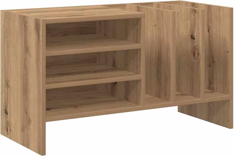 Mobile porta vinili Rovere artigianale 78.5 x 35 x 45 cm