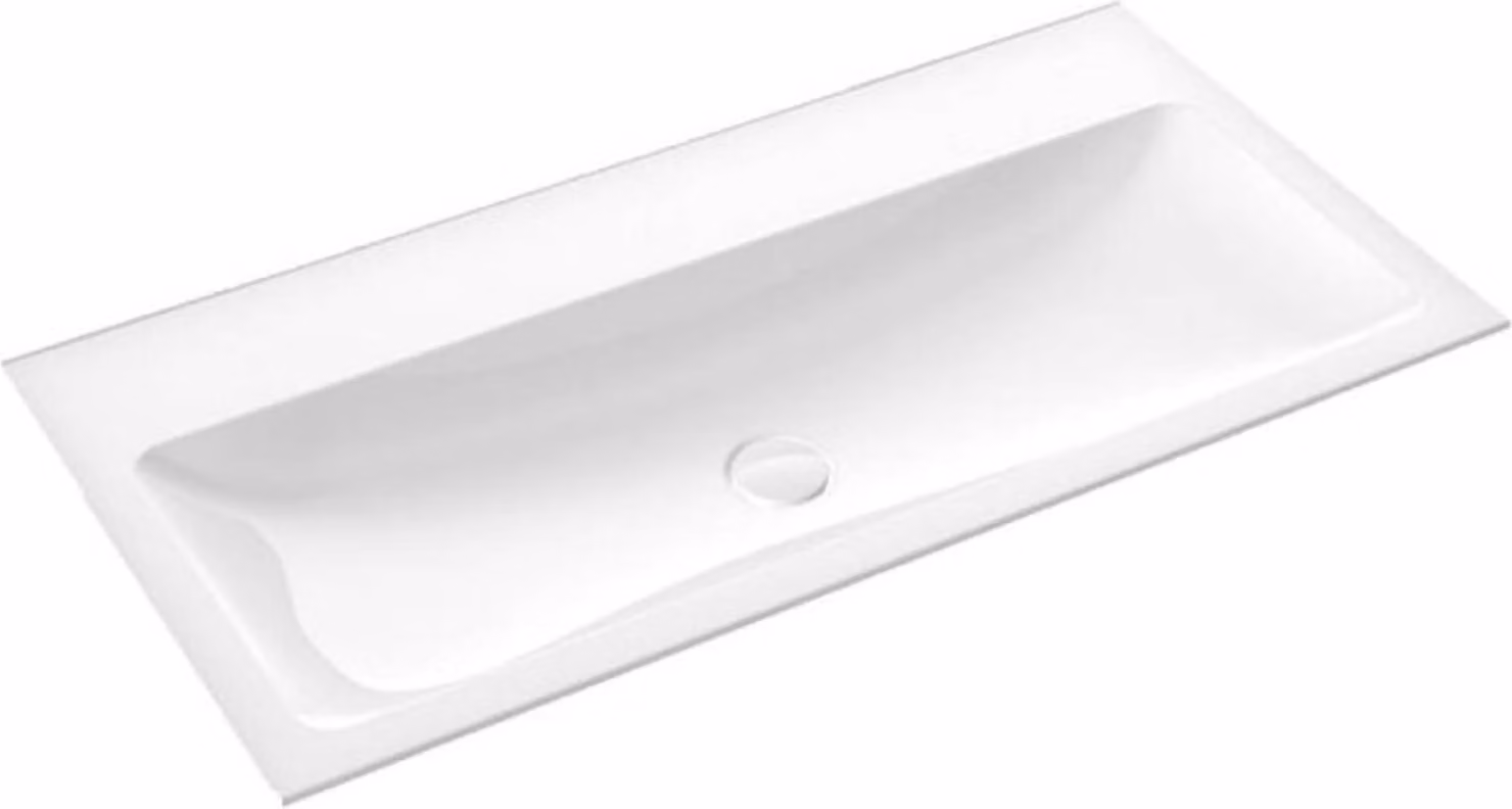 emco evo 1000 lavabo, 1011x522mm, sans trop-plein, pour meuble bas evo 1000, 957711430, 957711430