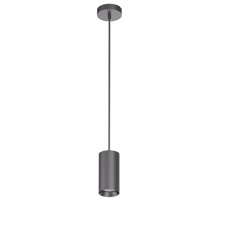 Set di sospensioni DOTLUX nero per luce LED SLIMvario Ø80x160mm 18W 3000K