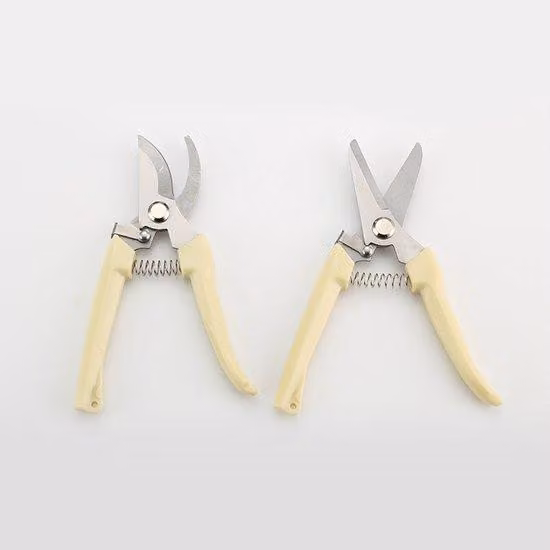 Set professionale di forbici da giardino a doppio filo (include 1 forbice a bypass e 1 paio di cesoie da giardino) Forbici da giardino di alta qualità per il taglio di fiori, la potatura di piante, la creazione di bonsai, l'idrocoltura e le erbe aromatich
