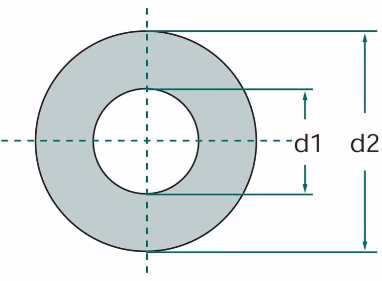 Rondelle Reyher KU 5,5x25 zincate (200 pezzi)