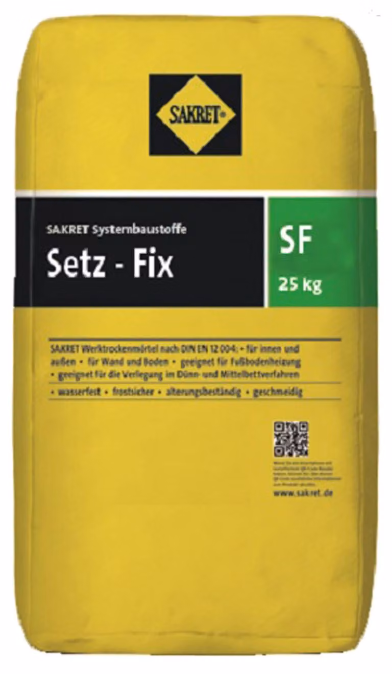 SAKRET Setz-Fix SF Montagemörtel Schnell 25kg